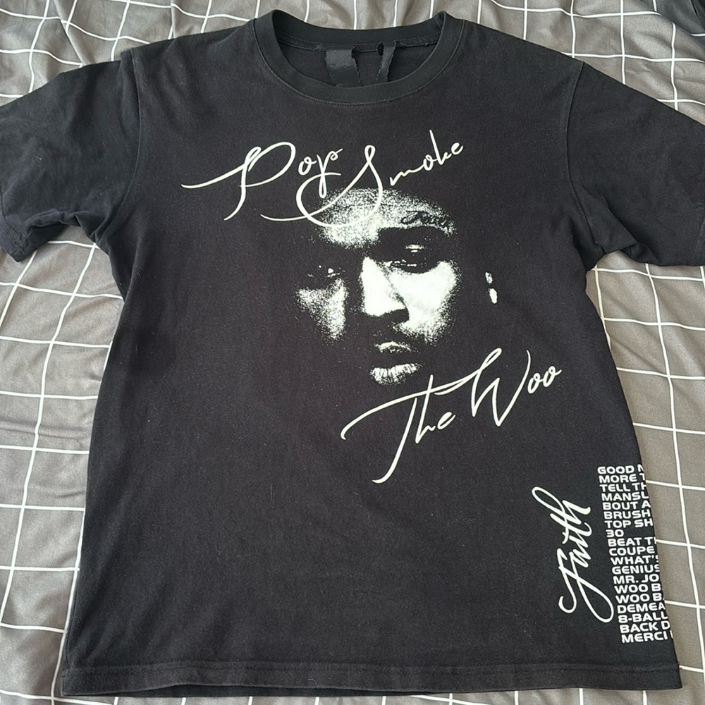 VLONE POP SMOKE THE WOO SHIRT SMALL